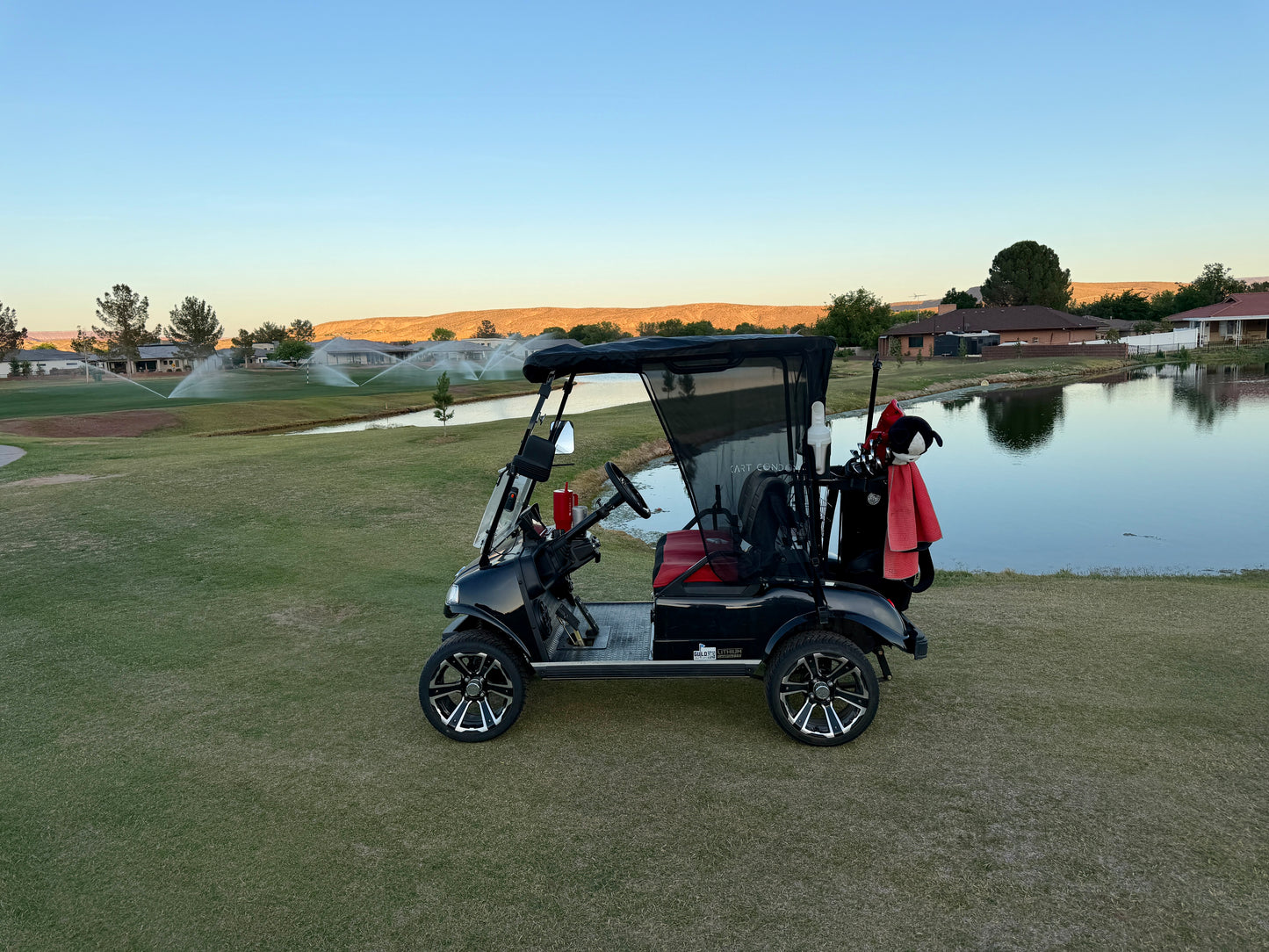 Cart Condom Golf Cart Sunshade - UV Protection Mesh Shade Cover
